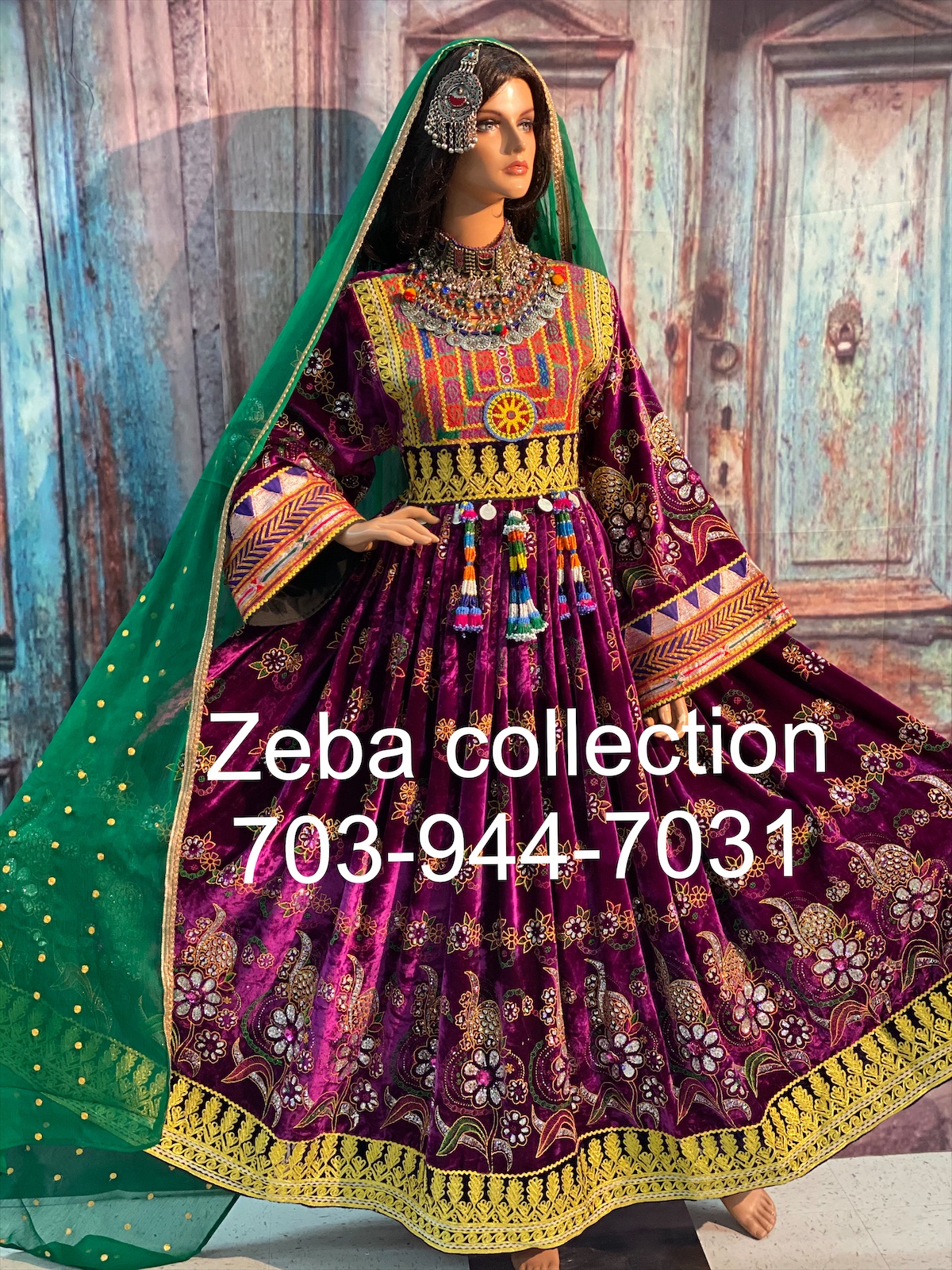 Gown # 1 – Zeba Afghan Collection